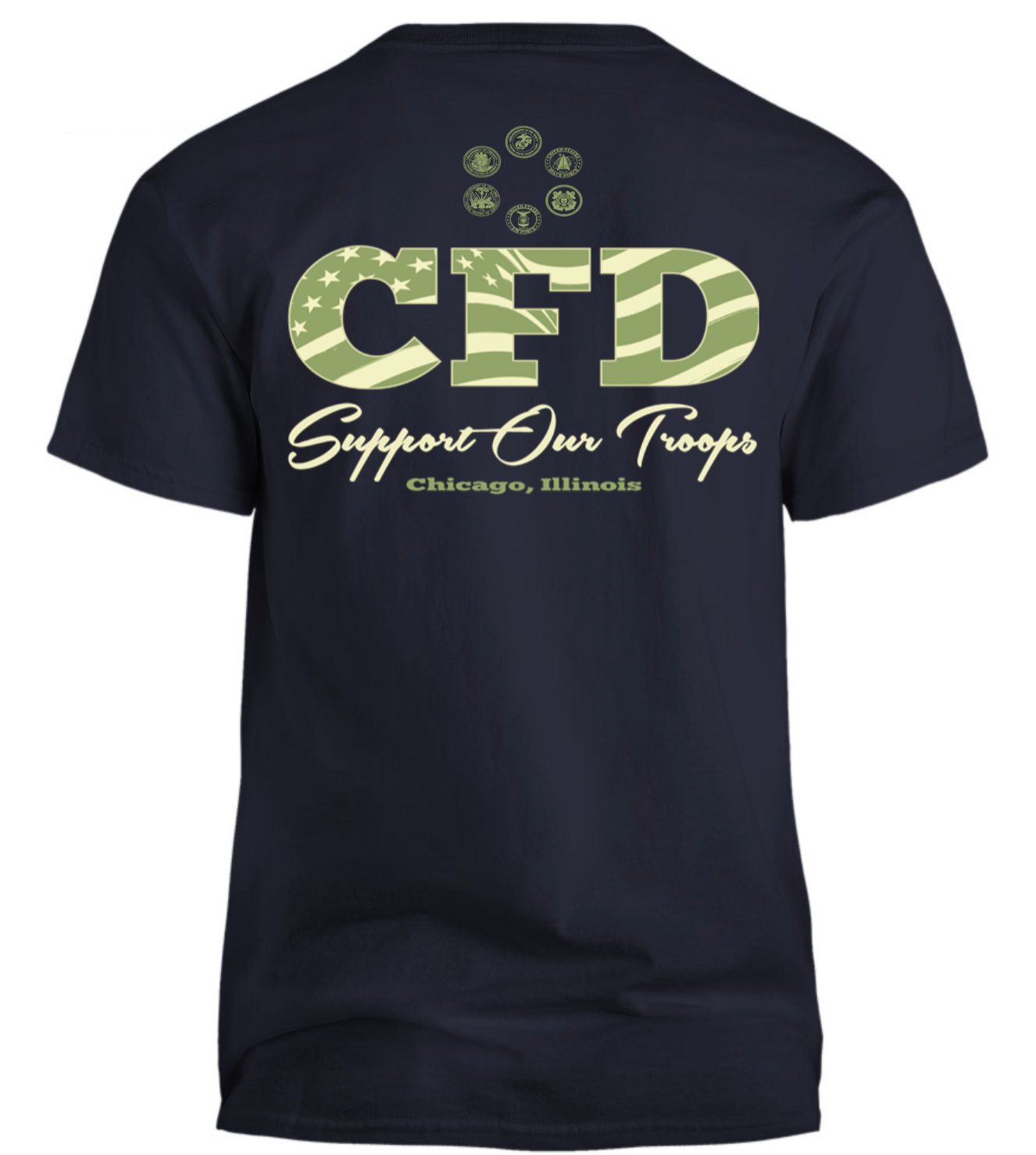 CFD "Support Our Troops" Shirt