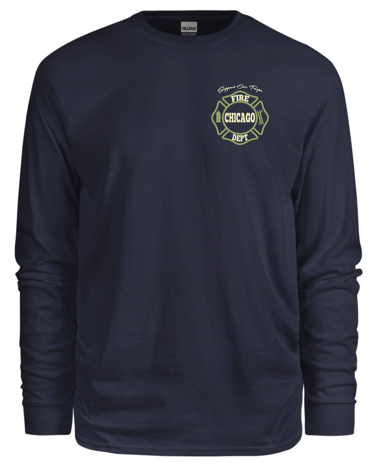 CUSTOM HOUSE CFD "SUPPORT OUR TROOPS" LONG SLEEVE!!!