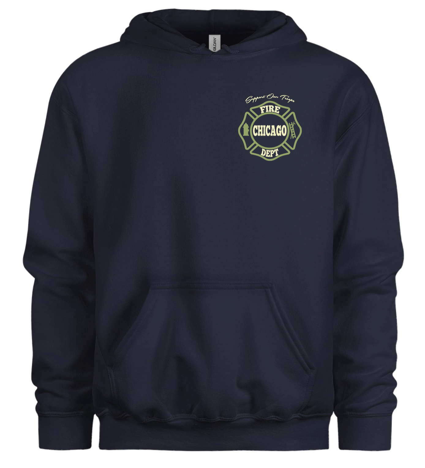 CUSTOM HOUSE CFD "SUPPORT OUR TROOPS" HOODIE!!!