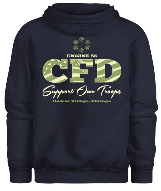 CUSTOM HOUSE CFD "SUPPORT OUR TROOPS" HOODIE!!!