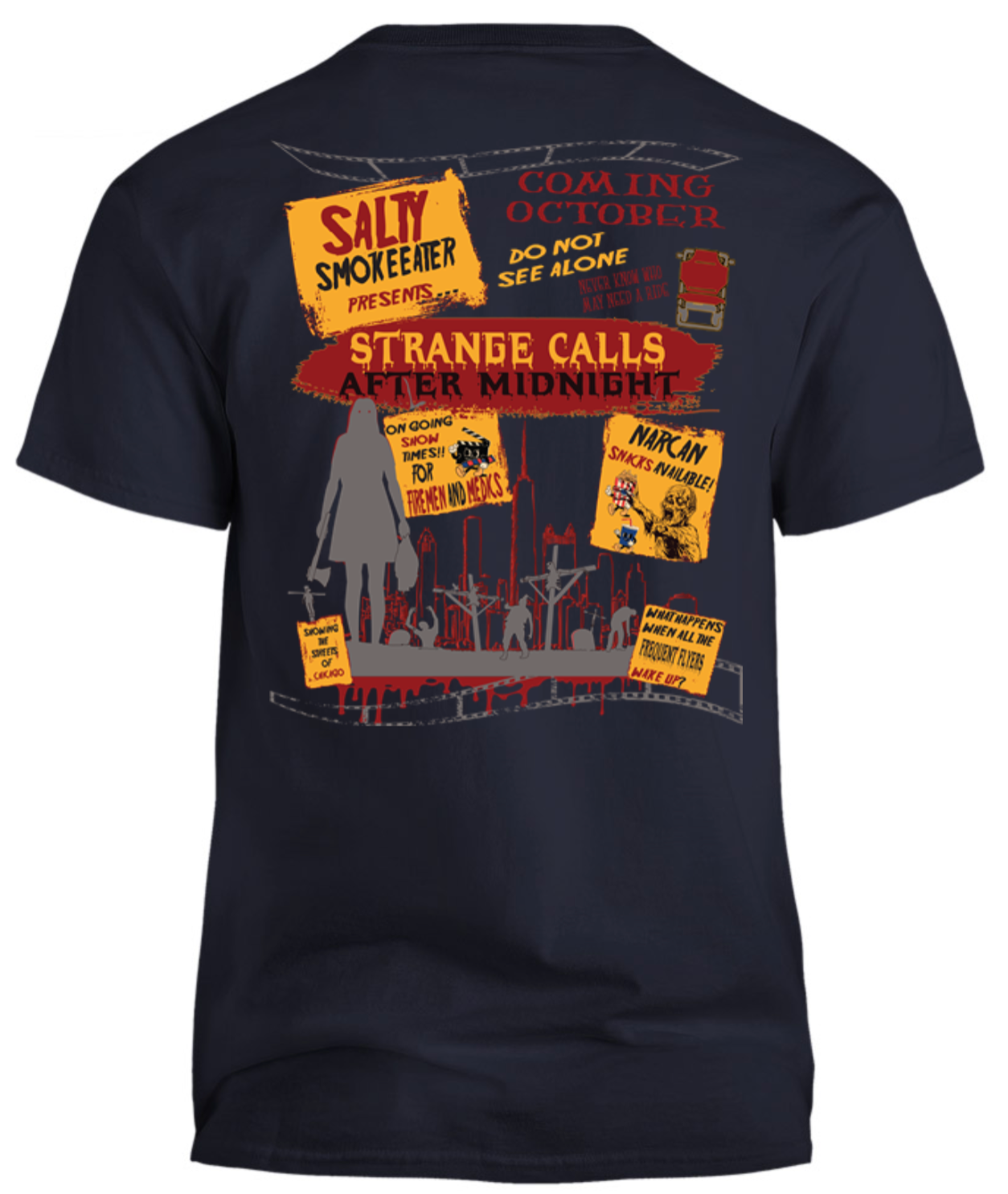 Salty Smoke Eater Presents: "Strange Calls After Midnight" Shirt