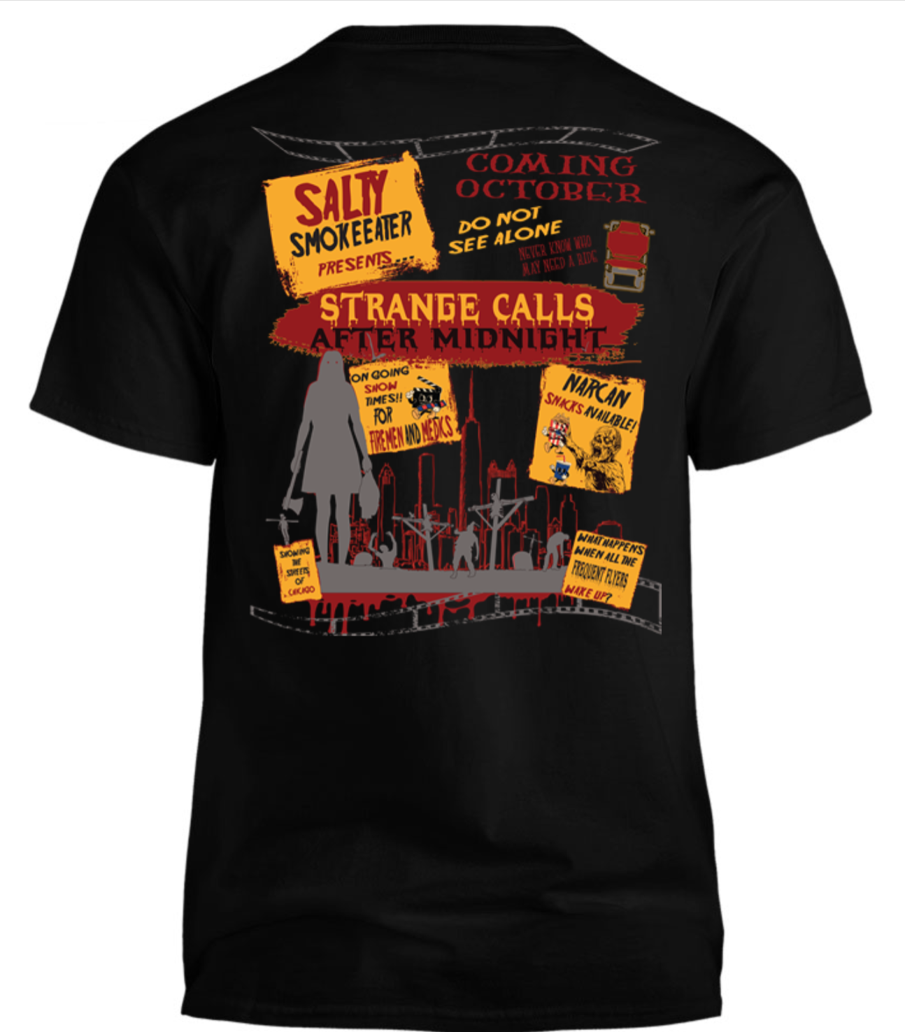 Salty Smoke Eater Presents: "Strange Calls After Midnight" Shirt