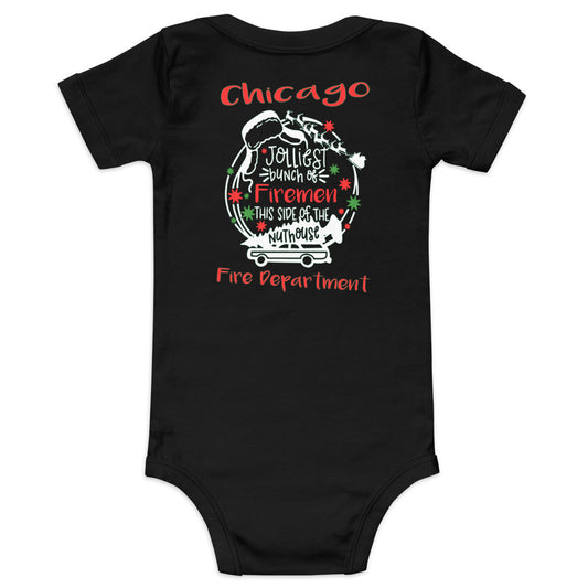 CFD Christmas Vacation Fire Baby One Piece