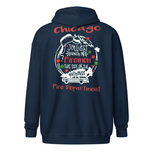 CFD Christmas Vacation Firemen Zip Up